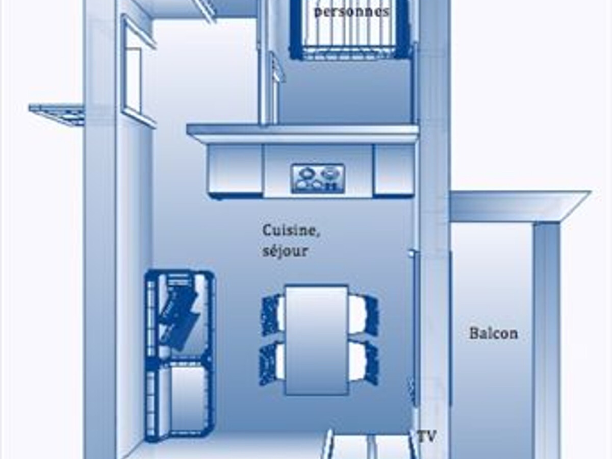 Appartement 2 pièces cabine Valloire, balcon Ouest et parking - Photo 11