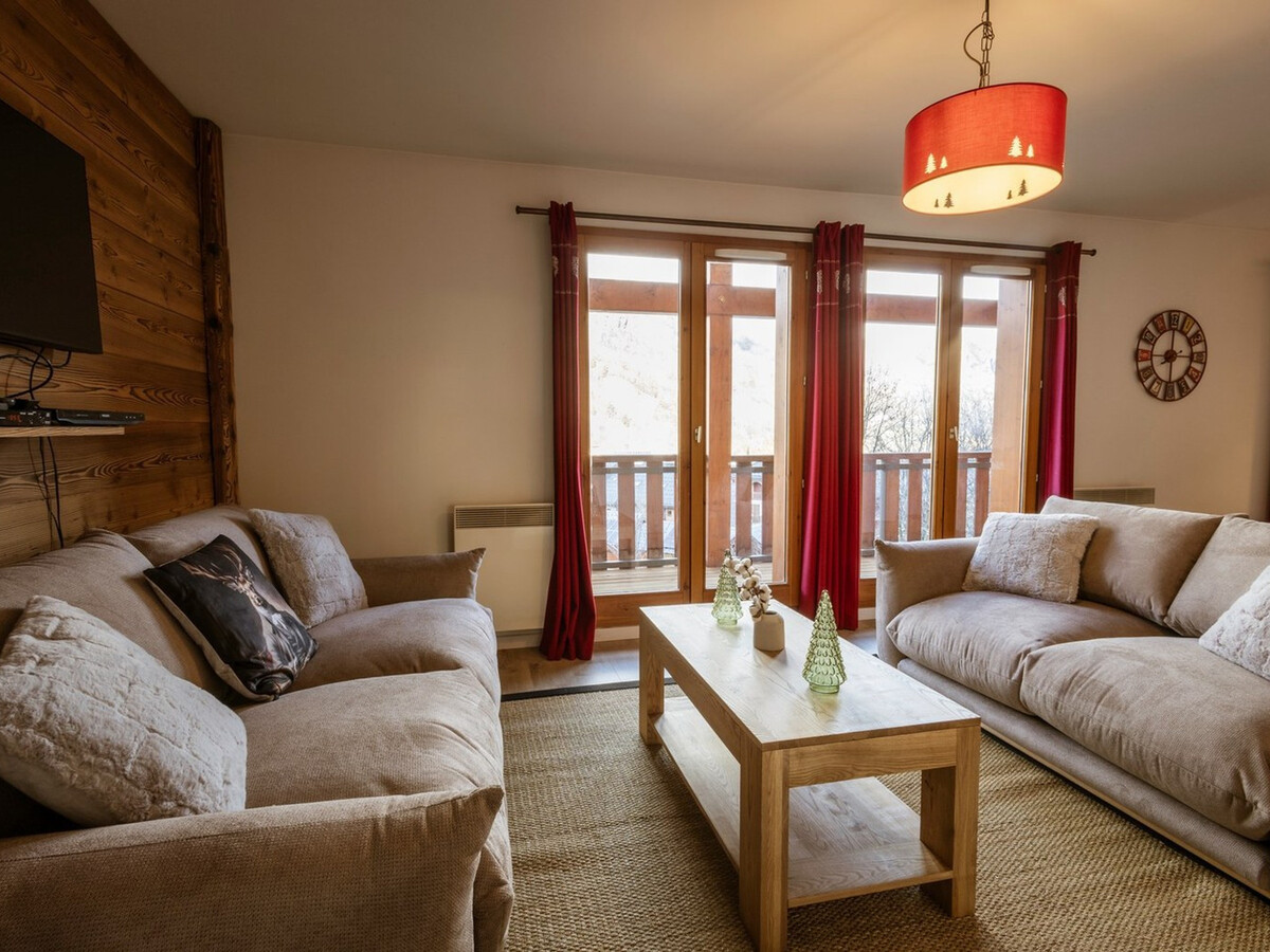 Duplex 8 pers à Valloire, 3 chambres, balcon et animaux - Photo 1