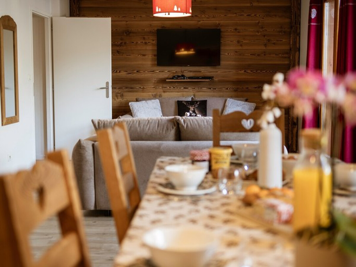 Duplex 8 pers à Valloire, 3 chambres, balcon et animaux - Photo 4