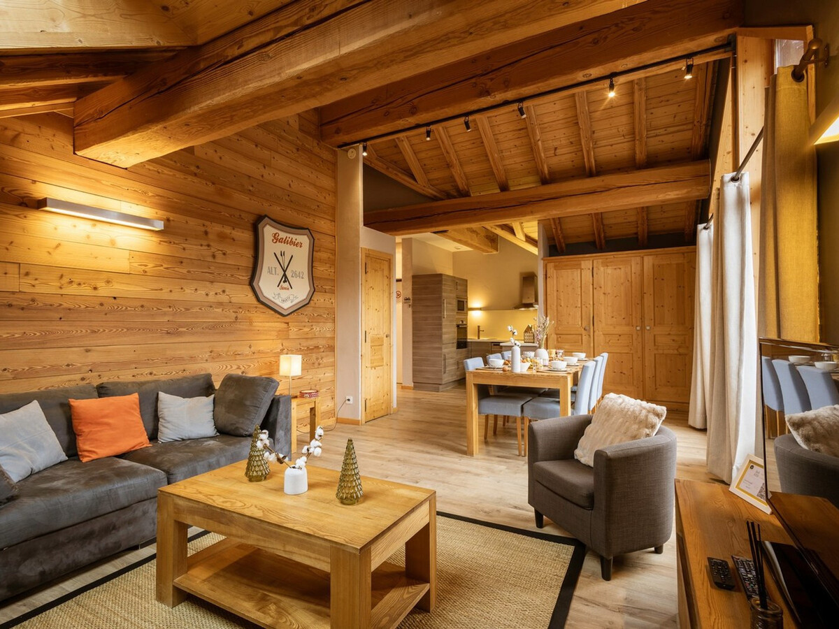 Appart 3 pièces Valloire, 6 pers, animaux acceptés - Photo 2