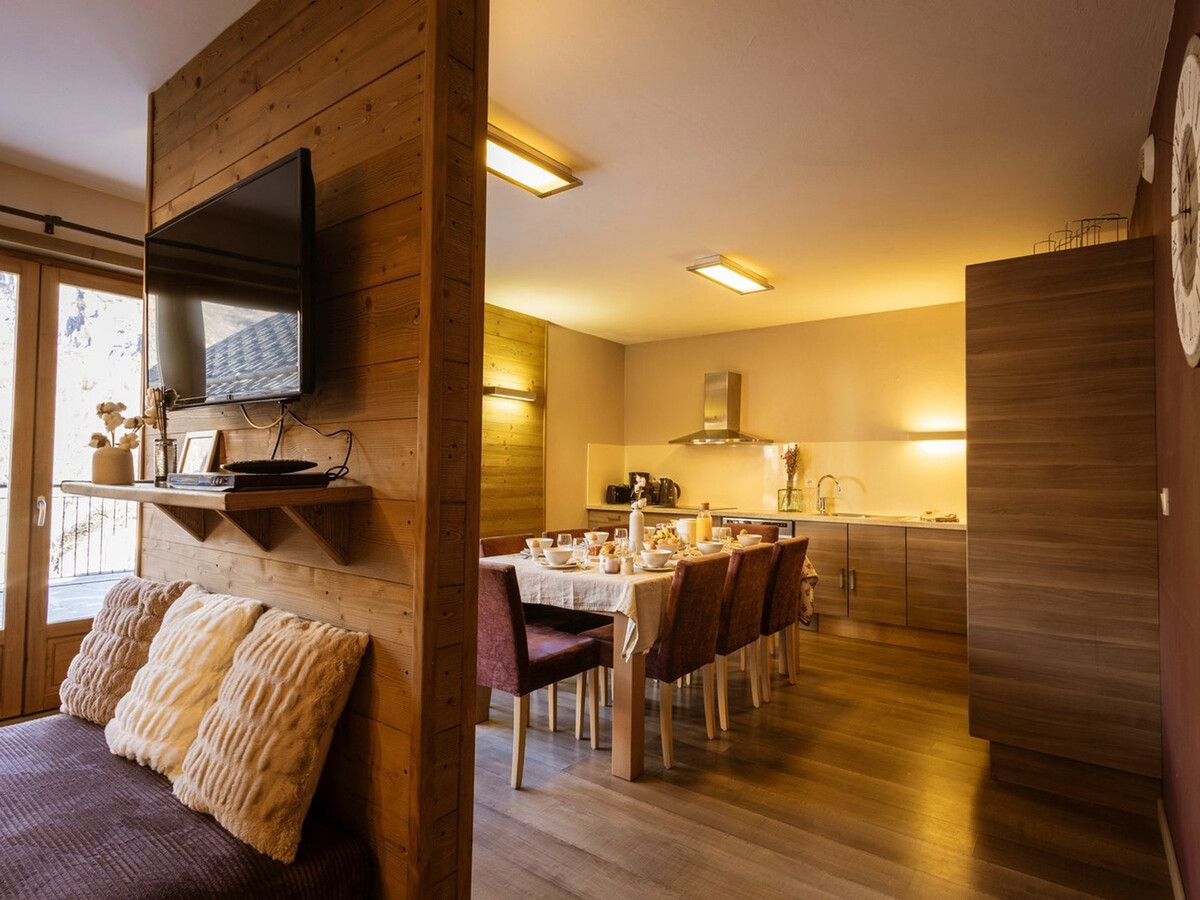 Appartement 8 pers, 3 chambres, terrasse 100m² à Valloire - Photo 4