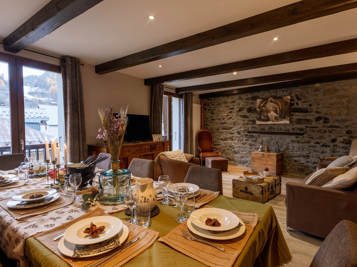 Appart 4 pièces 9 pers à Valloire, balcon Sud et parking - Photo 3