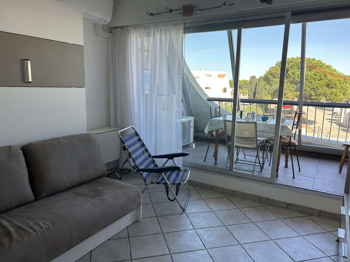 Studio 4 couchages climatisé, plage et piscine - Photo 1