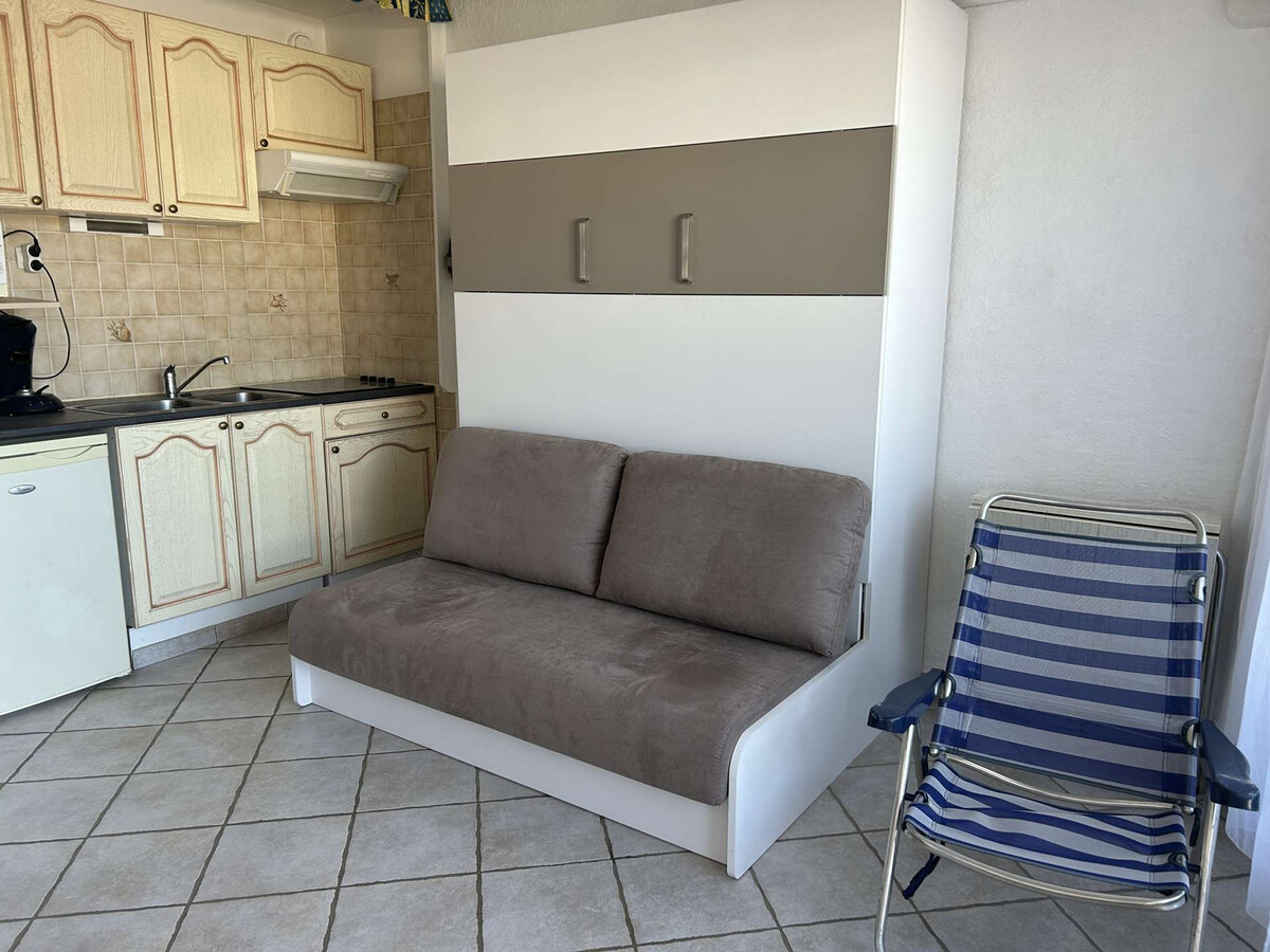 Studio 4 couchages climatisé, plage et piscine - Photo 7