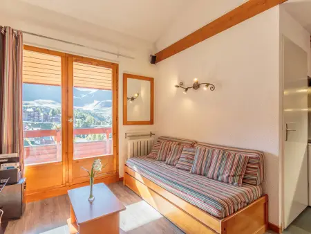 Location appartement à Plagne Soleil, Appartement lumineux avec WiFi et acceptant les animaux à Plagne Soleil, 6 personnes