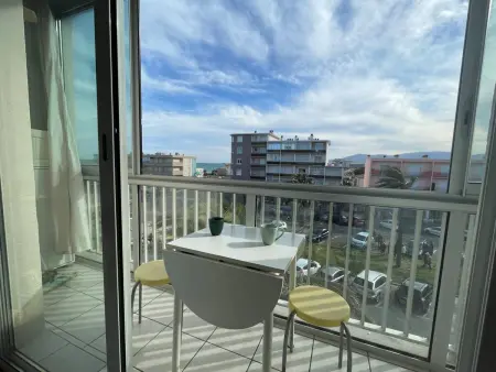 Appartement 2 pièces vue mer à Saint-Cyprien, balcon loggia : photo 14