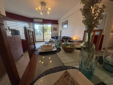 Location appartement à Antibes, Charmant T2 avec terrasse, climatisé, centre-ville Antibes, proche mer et commerces