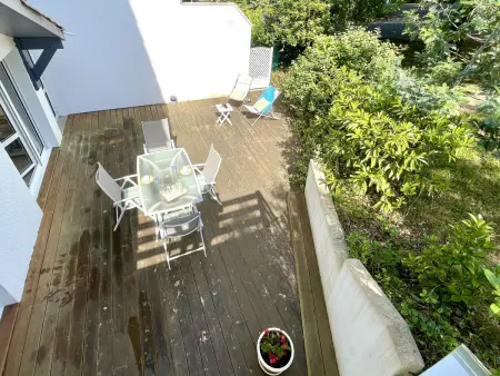 T2 cabine avec grande terrasse sans vis à vis, parking privatif, à 100m des plages - Photo 11