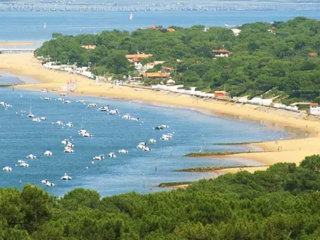 T2 cabine avec grande terrasse sans vis à vis, parking privatif, à 100m des plages - Photo 17