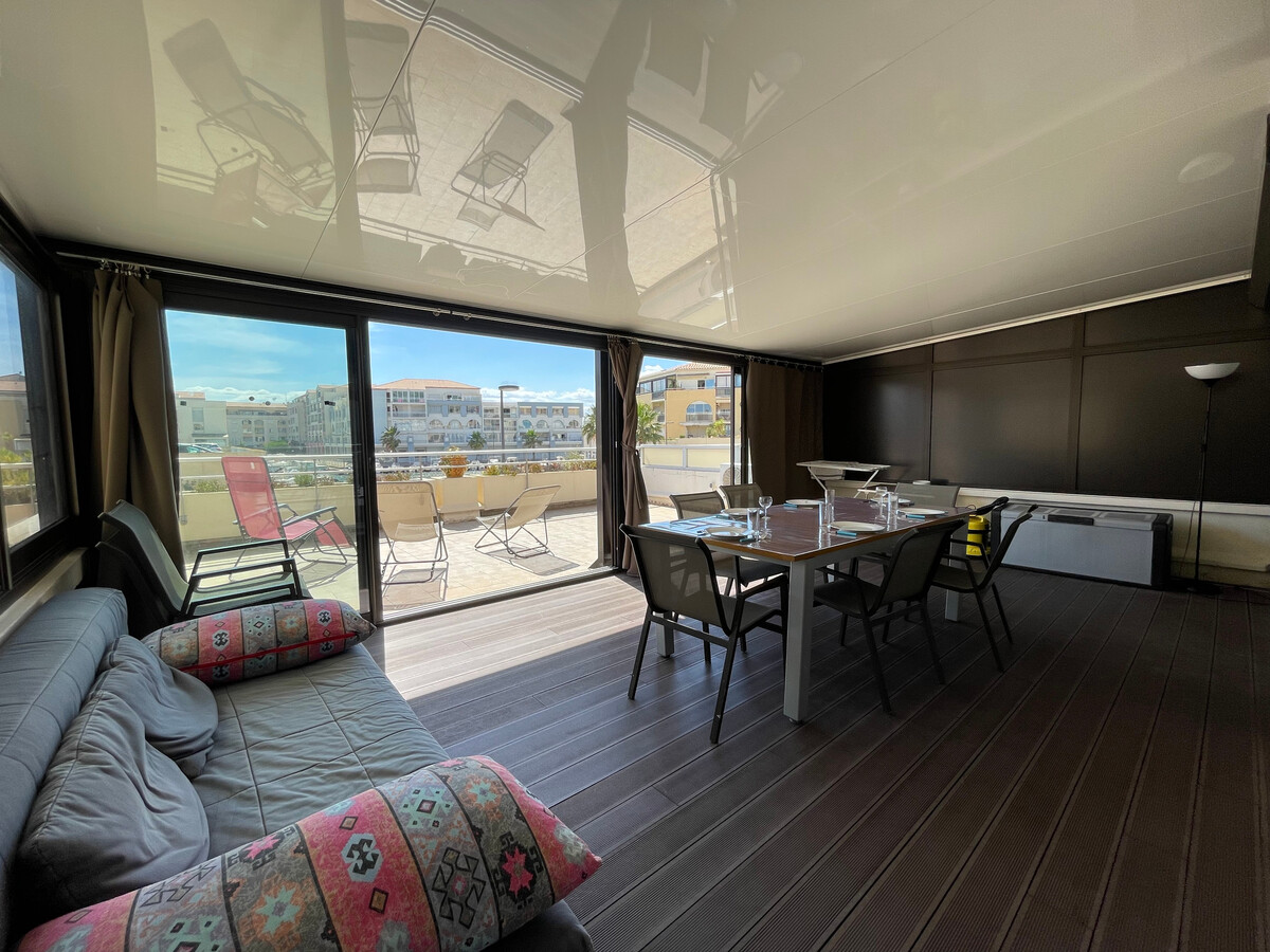 Appartement 2 pièces, véranda 24 m², vue marina à Sète - Photo 12