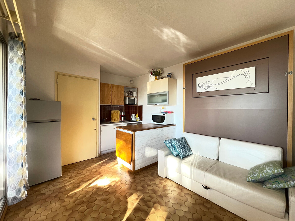 Studio 23m² face à la plage avec loggia à Sète - Photo 3