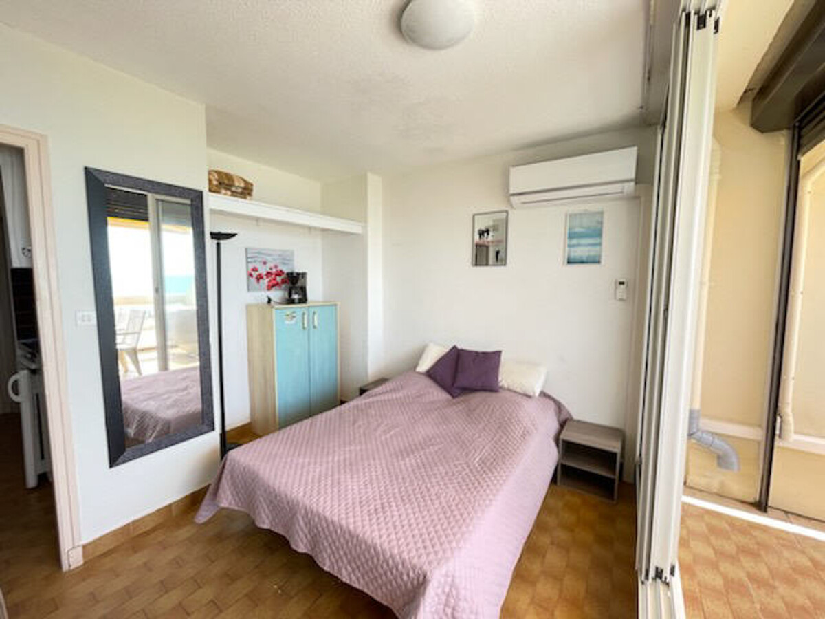 Studio climatisé 2 pers, terrasse vue mer, Cap d'Agde - Photo 5
