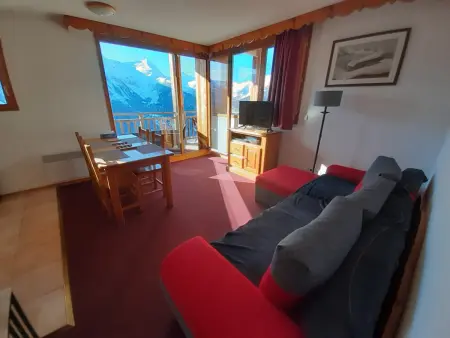 Location appartement à Orcières Merlette, Appartement lumineux avec balcon, parking, WIFI, proche pistes