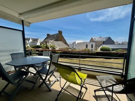 Location appartement à Quiberon, Quiberon : 2 pièces confortables avec Wifi et parking proche plage
