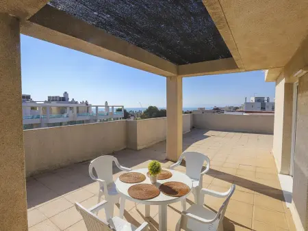 Attique 1 chambre avec terrasse à 150m de la plage : photo 18