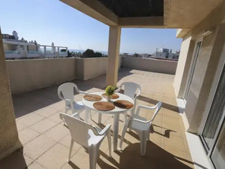 Attique 1 chambre avec terrasse à 150m de la plage : photo 19