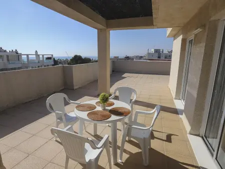 Attique 1 chambre avec terrasse à 150m de la plage : photo 20