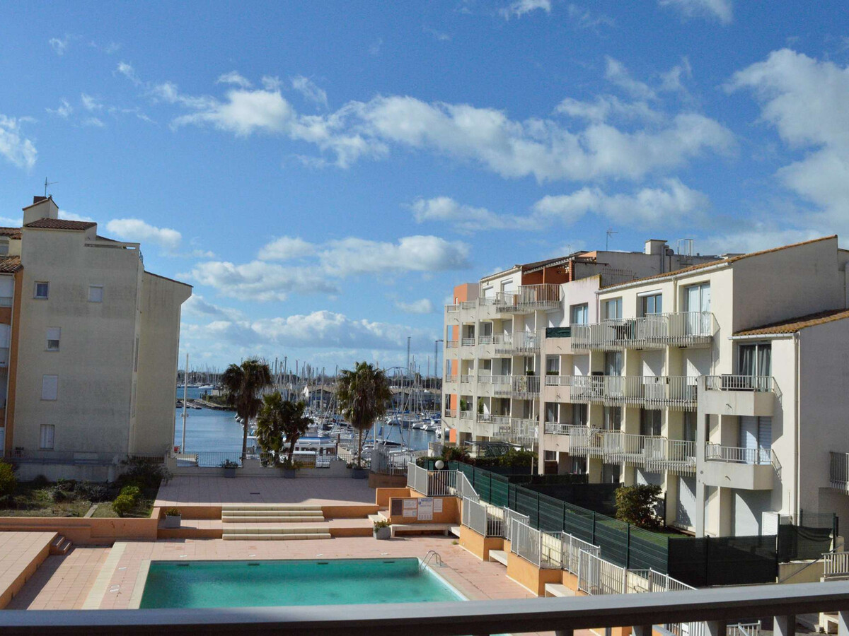 Appt 2 pièces 6 couchages Cap d'Agde, loggia vue port - Photo 4