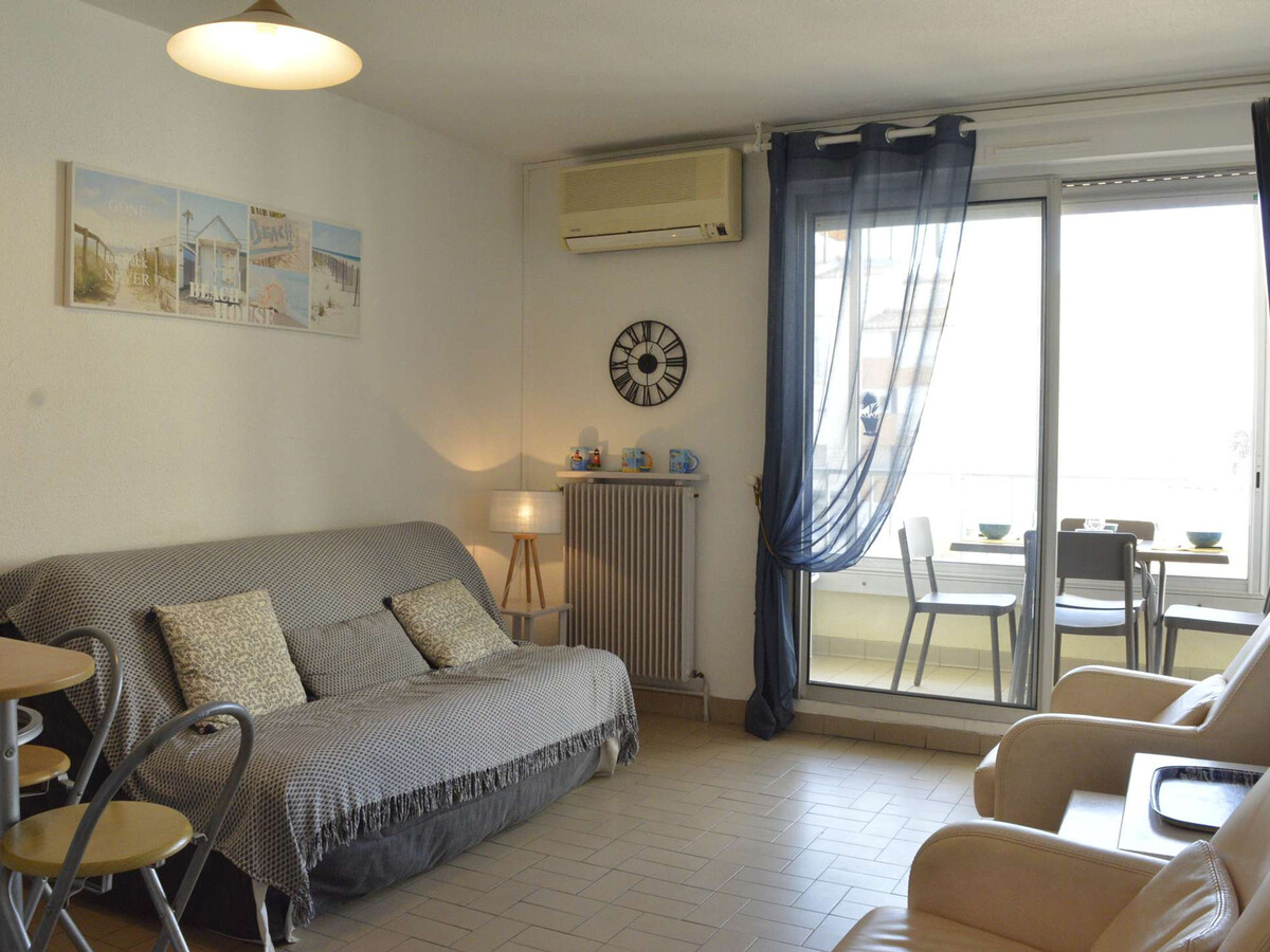 Appt 2 pièces 6 couchages Cap d'Agde, loggia vue port - Photo 7