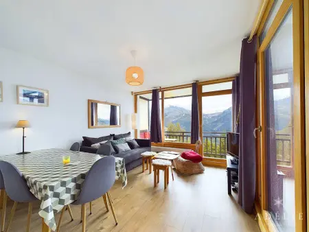 Location appartement à Montvalezan La Rosière, Appartement Scandinave, 3 pièces, 50m², proche pistes et commerces, avec balcons et parking