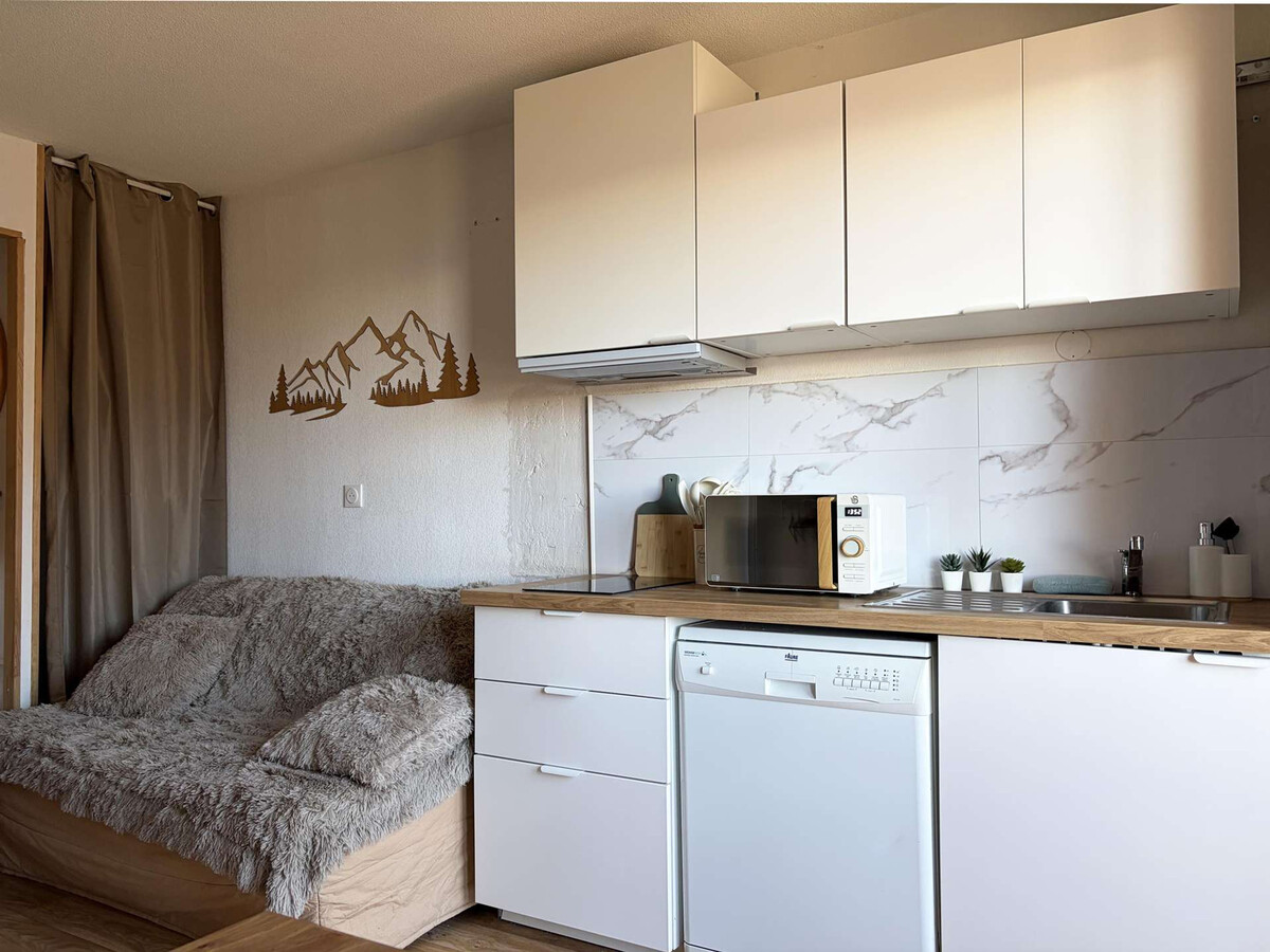 Appartement 4 pers Les Orres, piscine chauffée et balcon Sud - Photo 2