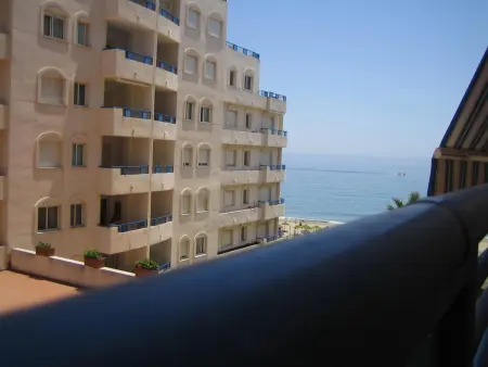 Location appartement à Marbella, Appartement 3 chambres vue mer avec piscines et climatisation à Marbella