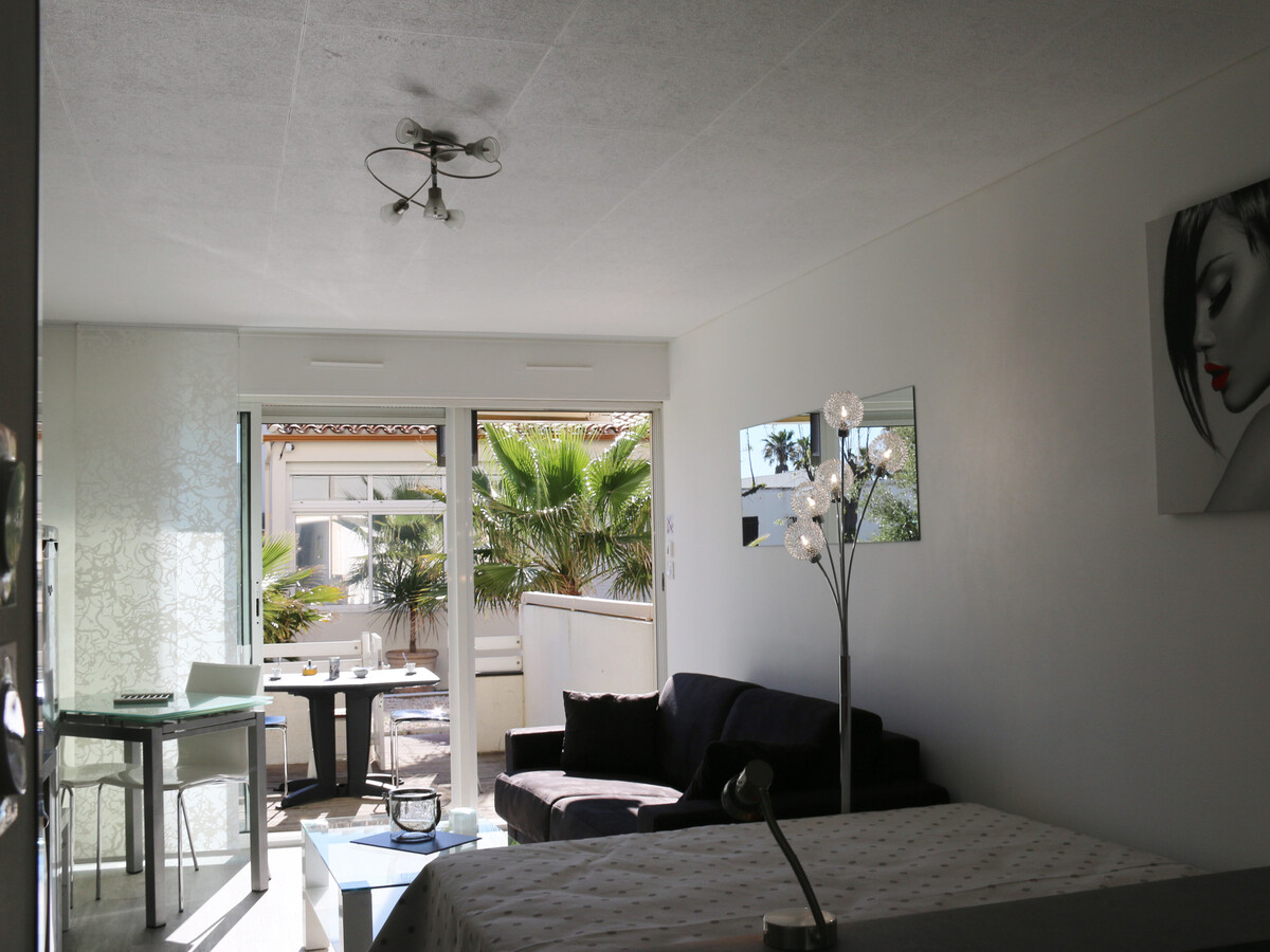 Studio climatisé Port Soleil, terrasse et piscine à Cap d'Agde - Photo 6