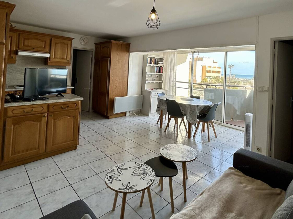 T2 vue mer au Barcarès, parking privé et WiFi - Photo 4