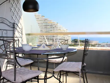 Studio climatisé terrasse vue mer à Villeneuve-Loubet : photo 12