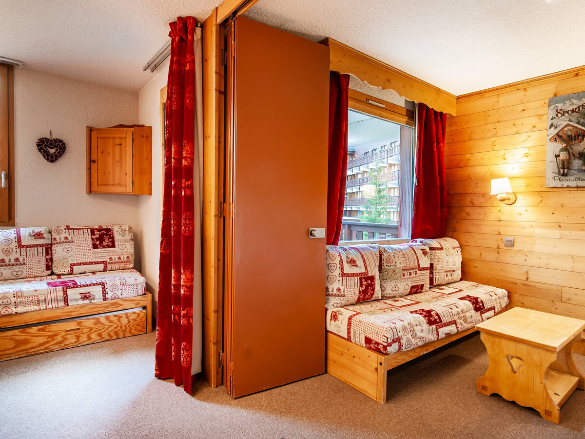 Studio ski-in/ski-out Méribel, balcon, jusqu'à 4 personnes - Photo 6