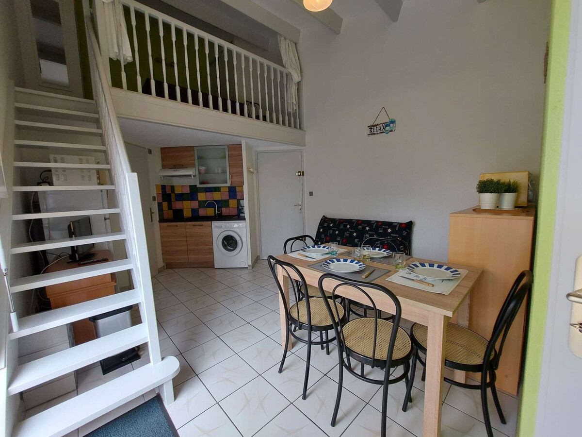 Appartement 2 pièces mezzanine, terrasse, accès plage - Photo 6