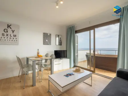 Appartement 2 chambres avec terrasse face à la plage : photo 9