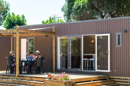 Location mobil home de vacances à Vendres Plage