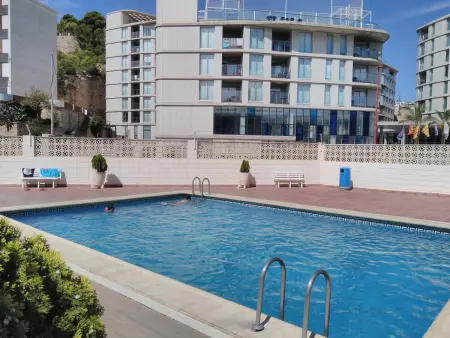 Location appartement à Peniscola, Appartement en Bord de Mer avec Piscine - 1 Chambre à Peníscola, Proche Vieille Ville
