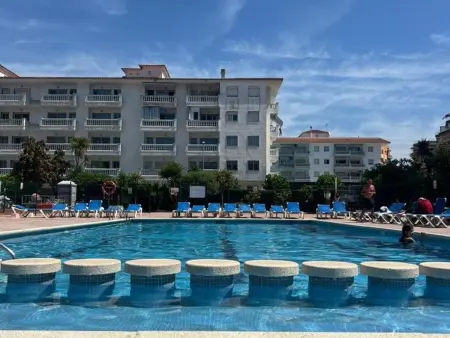 Location appartement à Blanes, Appartement familial à Blanes avec piscine et terrasse