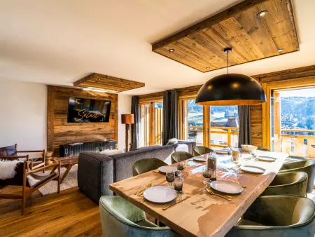 Location appartement à Les Gets, Appartement cosy en duplex, 8 pers, parking, Les Gets