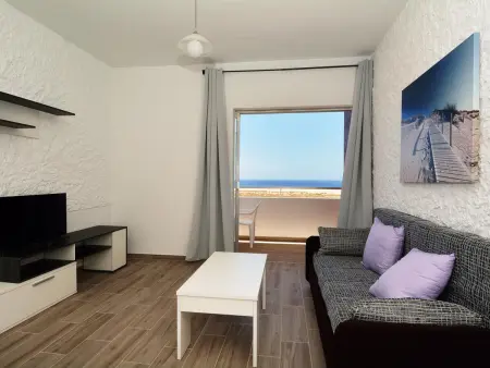 Appartement Morro Jable, terrasse vue mer à 30 secondes de la plage : photo 11