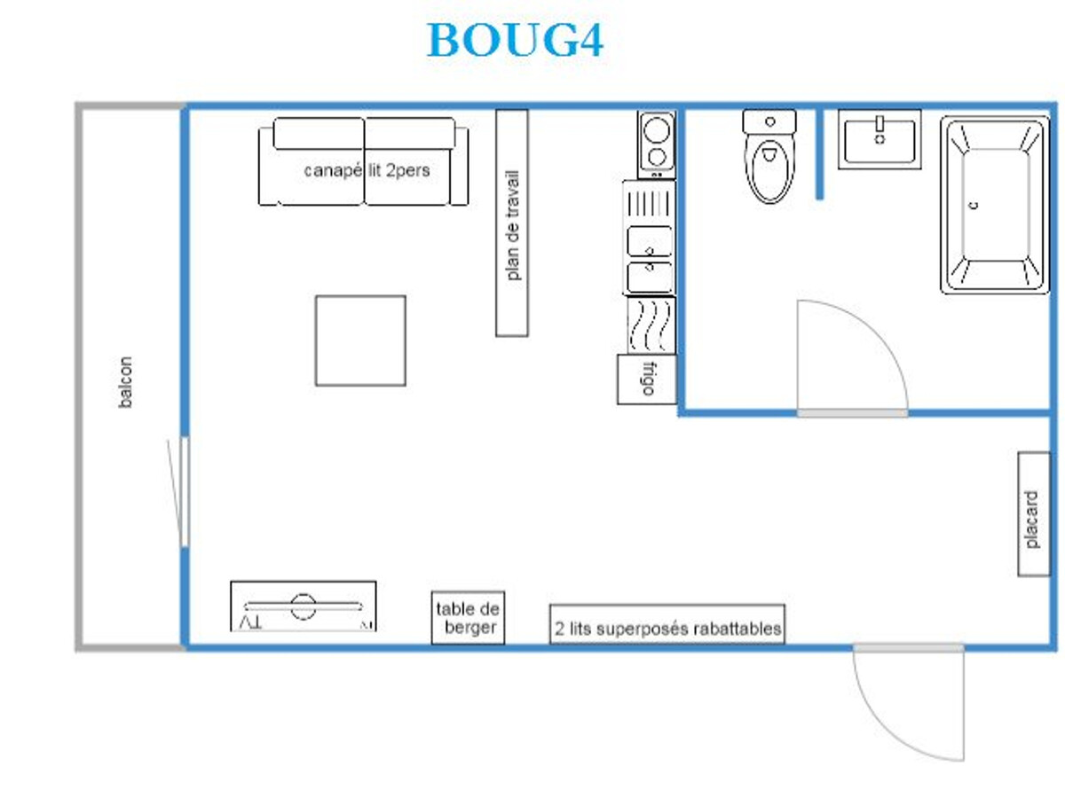 Studio 19 m² avec balcon et parking à Notre-Dame-de-Bellecombe - Photo 11