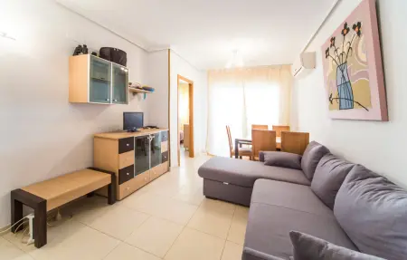 Appartement face à la plage à Oropesa del Mar, 2 chambres et piscine : photo 4