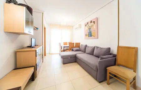 Appartement face à la plage à Oropesa del Mar, 2 chambres et piscine : photo 12