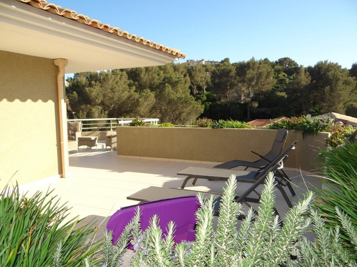 Penthouse T3 climatisé 84 m² avec garage à Cavalaire - Photo 1