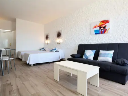 Appartement vue mer à Morro Jable, terrasse face à la plage : photo 9