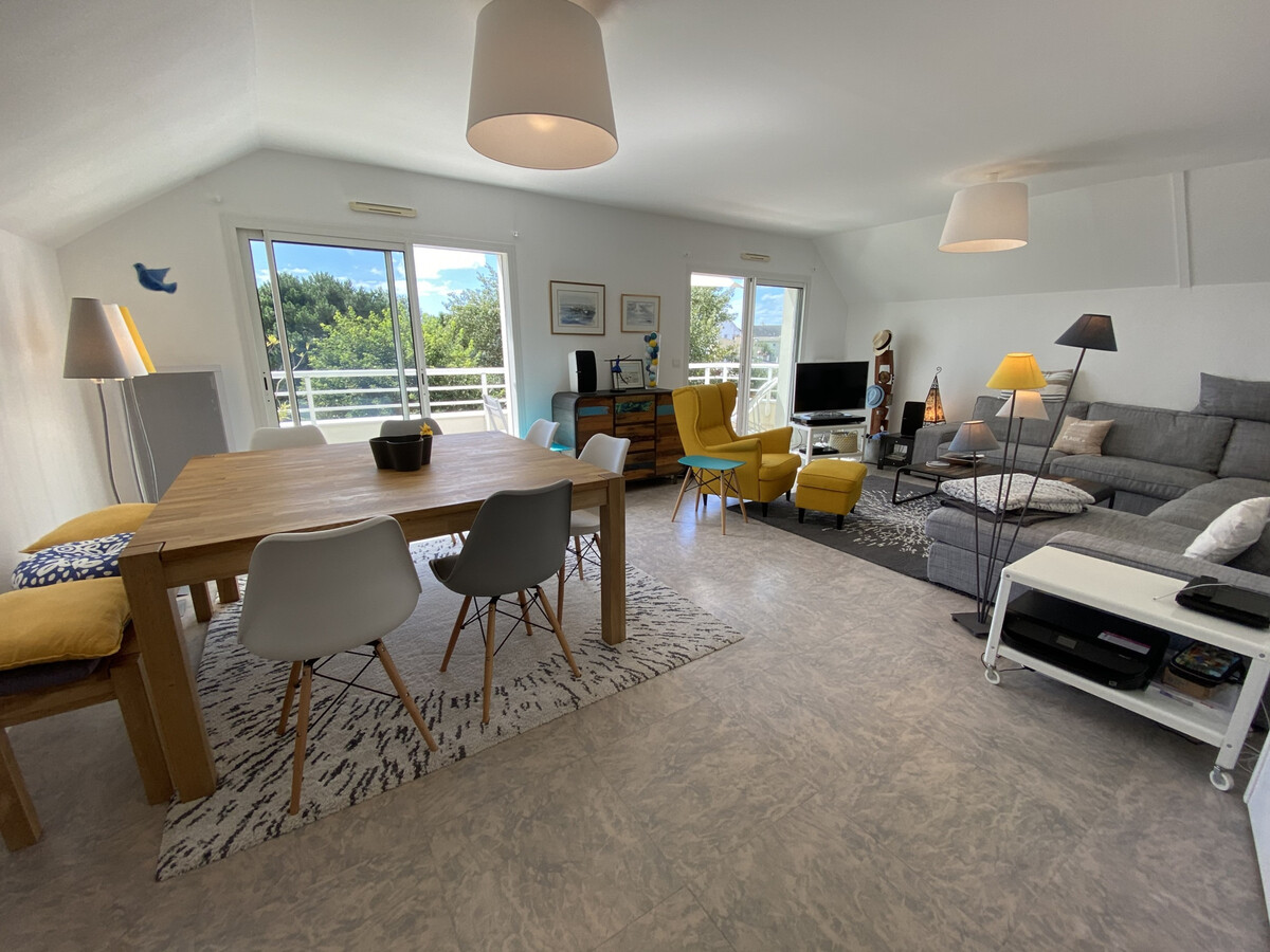 Appartement T3 dernier étage, terrasse vue mer à Larmor-Plage - Photo 6