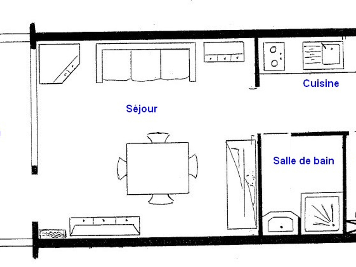 Studio 4 pers. Hauteluce, balcon sud vue pistes - Photo 4