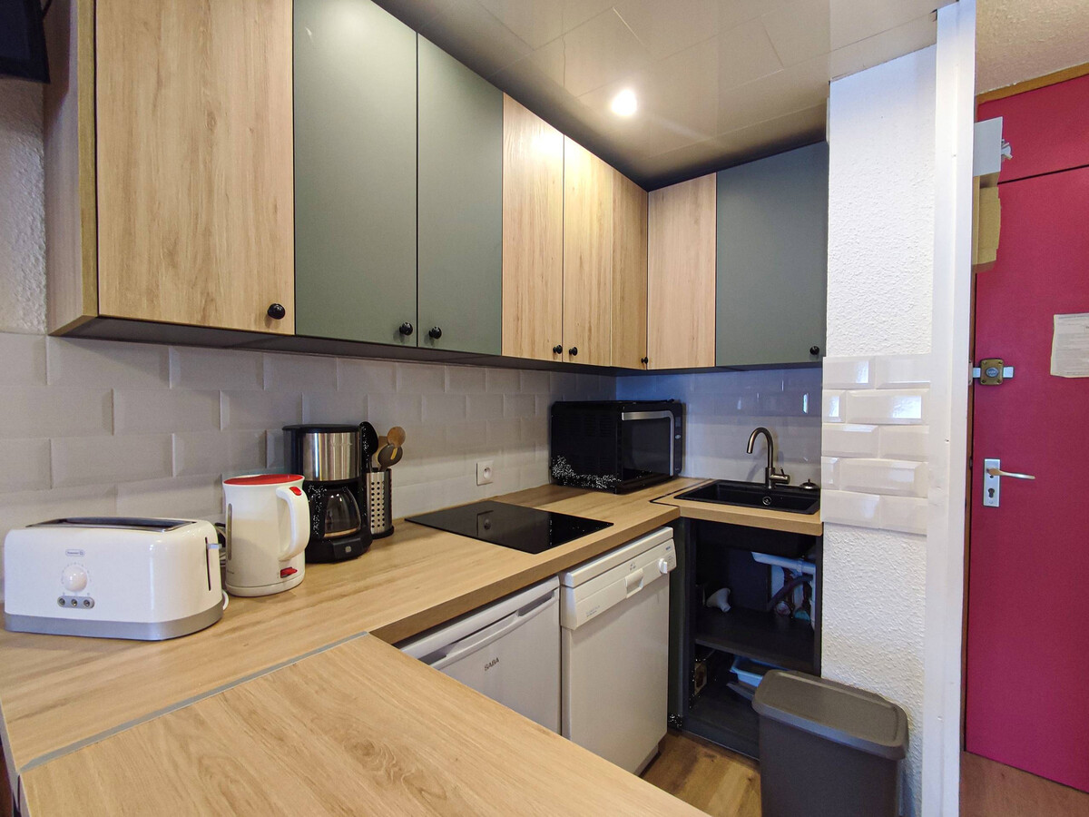 Studio 27m² balcon montagne, animaux acceptés - Photo 8