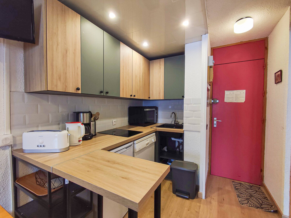 Studio 27m² balcon montagne, animaux acceptés - Photo 9