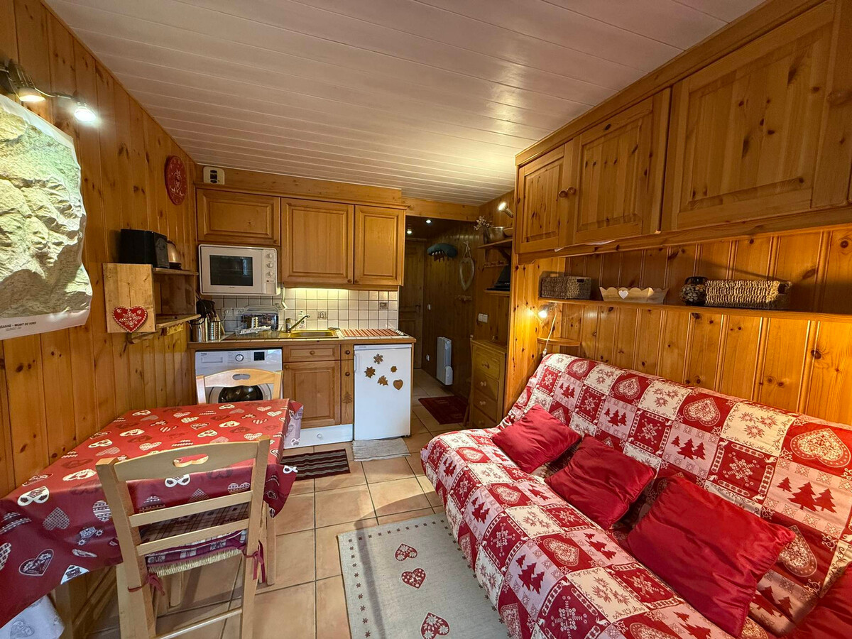 Studio 14m² Les Saisies, vue pistes et balcon - Photo 1