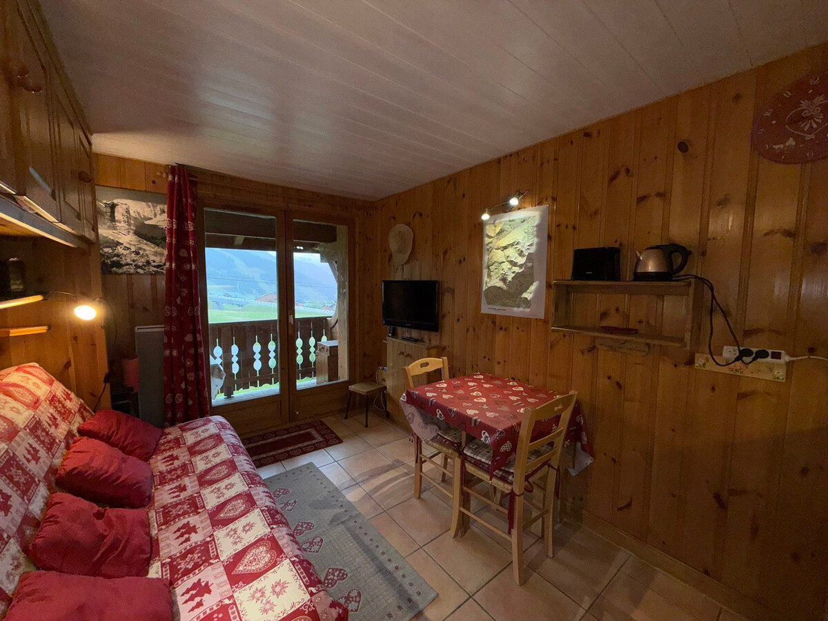 Studio 14m² Les Saisies, vue pistes et balcon - Photo 5