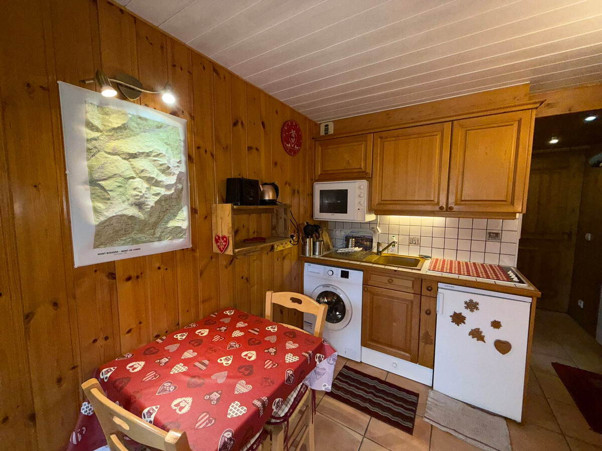 Studio 14m² Les Saisies, vue pistes et balcon - Photo 6