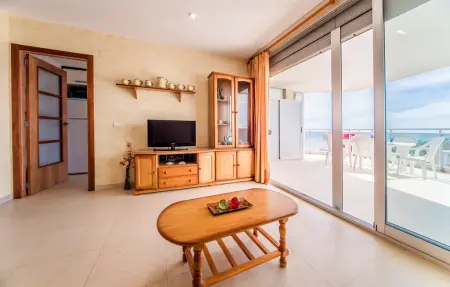 Appartement vue mer 2 chambres à Marina d'Or, face à la plage : photo 7